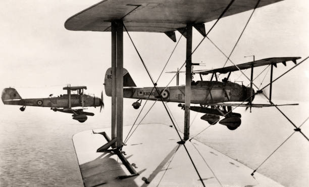 British Raf Vickers Vildebeest Torpedo Bombers 1942 OLD PHOTO