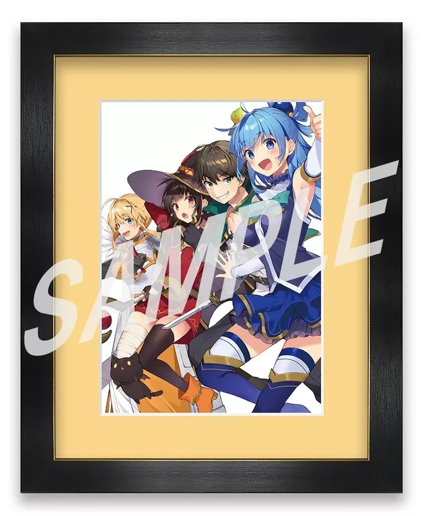 [Framed Chara Fine Graph] KonoSuba A5 size from Japan