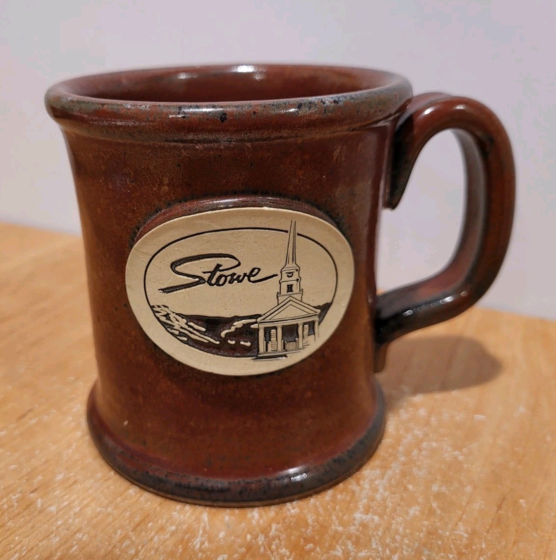 STOWE   SunSet Hill Stoneware Coffee Mug  HANDCRAFTED USA  Stoneware    VERMONT