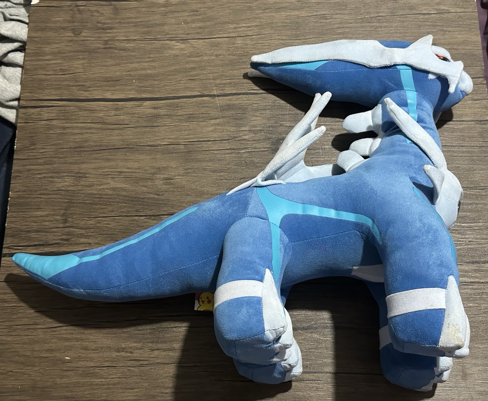 Pokemon Dialga Plush Figure Large Plush 2007 Jakks Pacific 21” Head to Tail