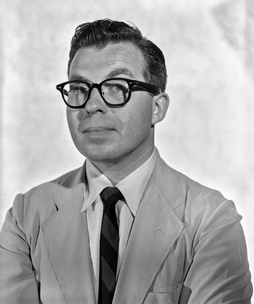 Actor comedian Paul Frees emcee for the late night KNXT TV musical- Old Photo 2