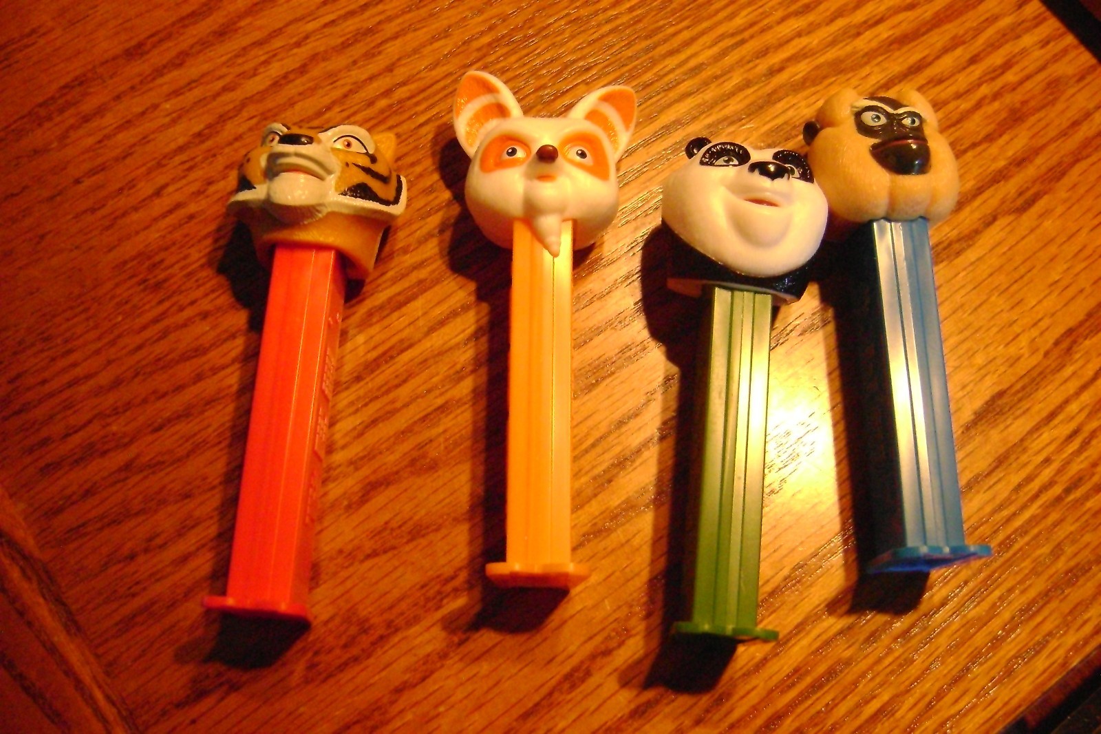 PEZ KUNG FU PANDA SET OF 4 PO, SHIFU, MONKEY & TIGRESS