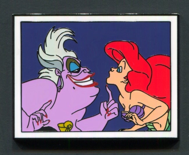 Disney Pin Little Mermaid Ursula & Ariel - Disney Films Mystery Trading Pin
