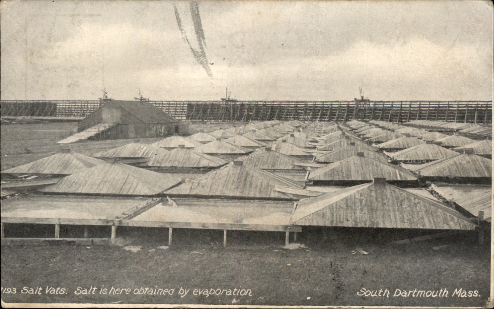 South Dartmouth MA Salt Vats H. S. Hutchinson & Co. c1900s-10s Vintage Postcard