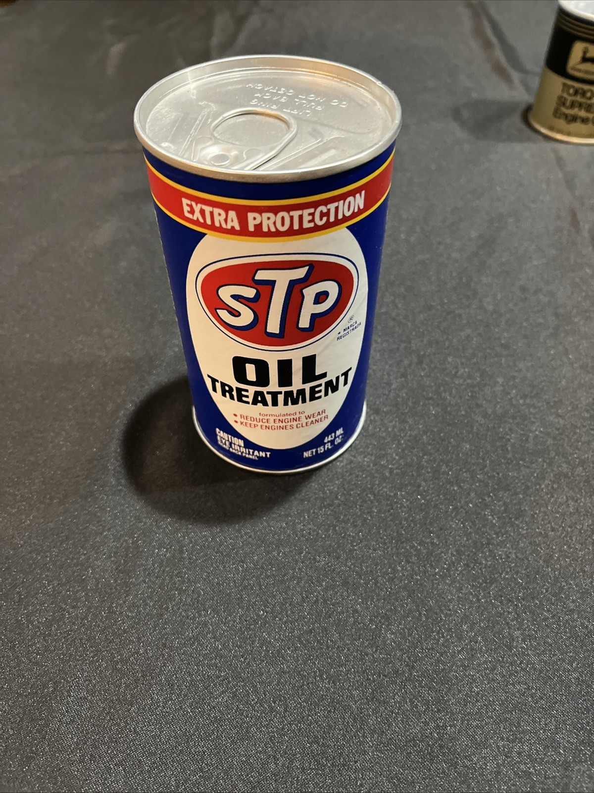 Vintage STP 15oz Oil Treatment Can Unopened Made In The USA ~NOS 1985 Very Clean Vintage STP 15oz Oil Treatment Can Unopened Made In The USA ~NOS 1985 Very Clean