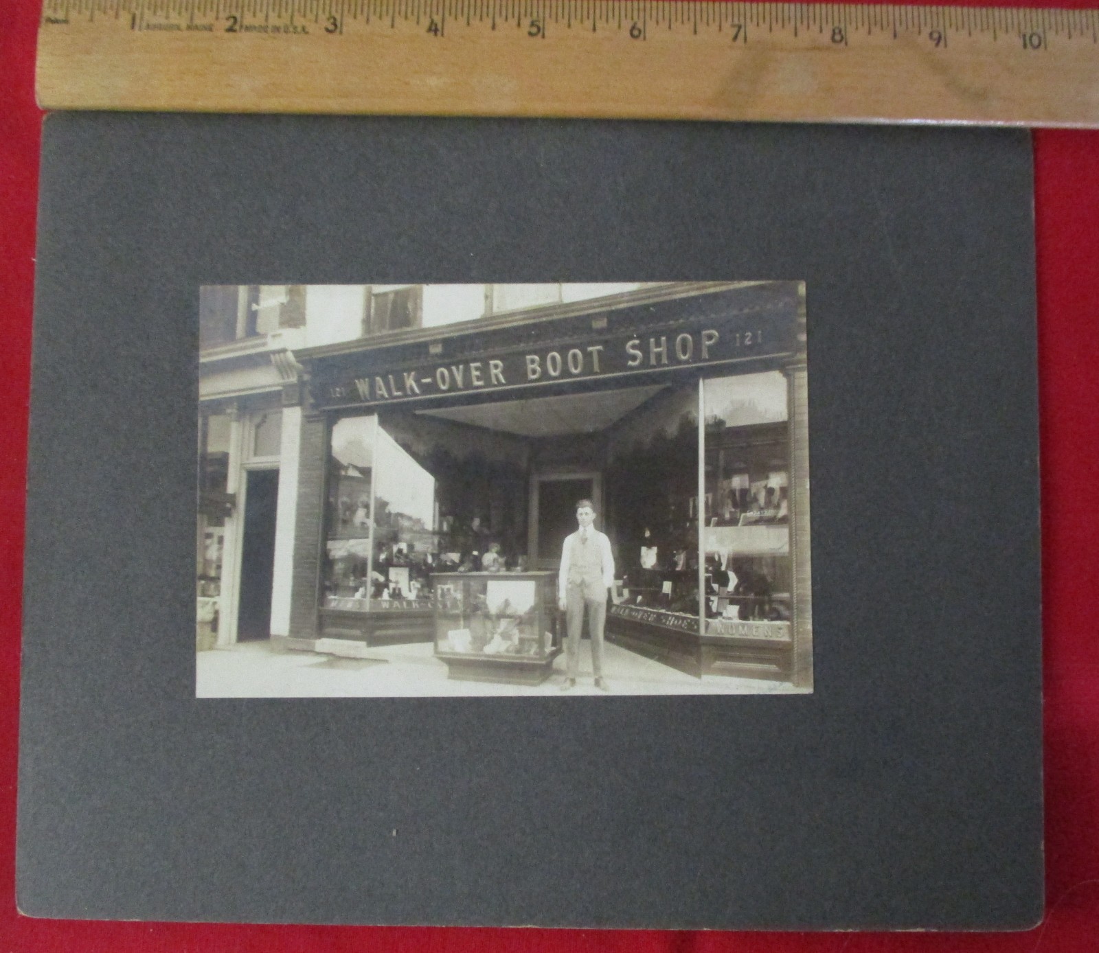 Ypsilanti,Michigan,Store Front Photo,1908,Walk-Over Boot Shop