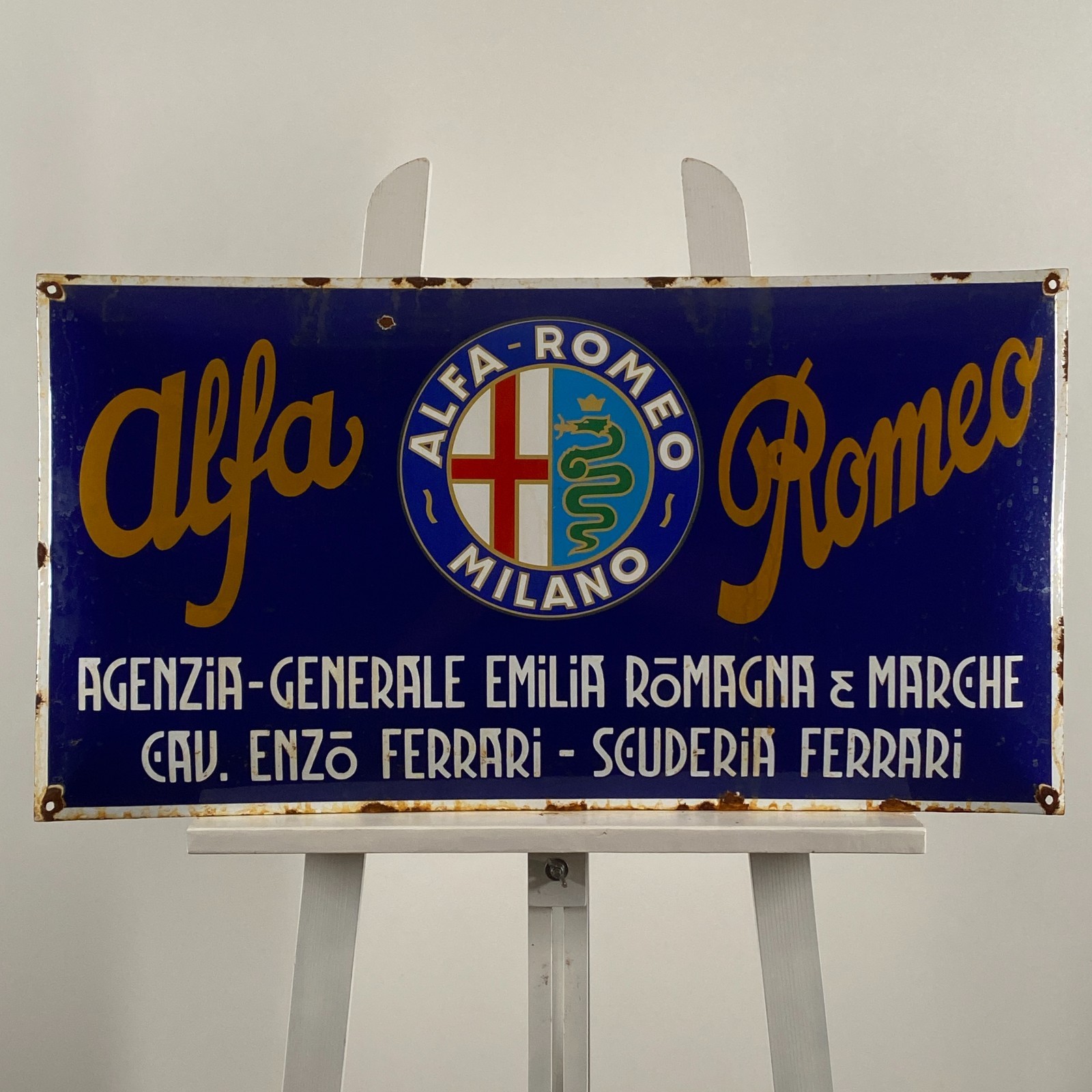 ALFA ROMEO - Advertising Sign - 75x45cm (29.5x17.7