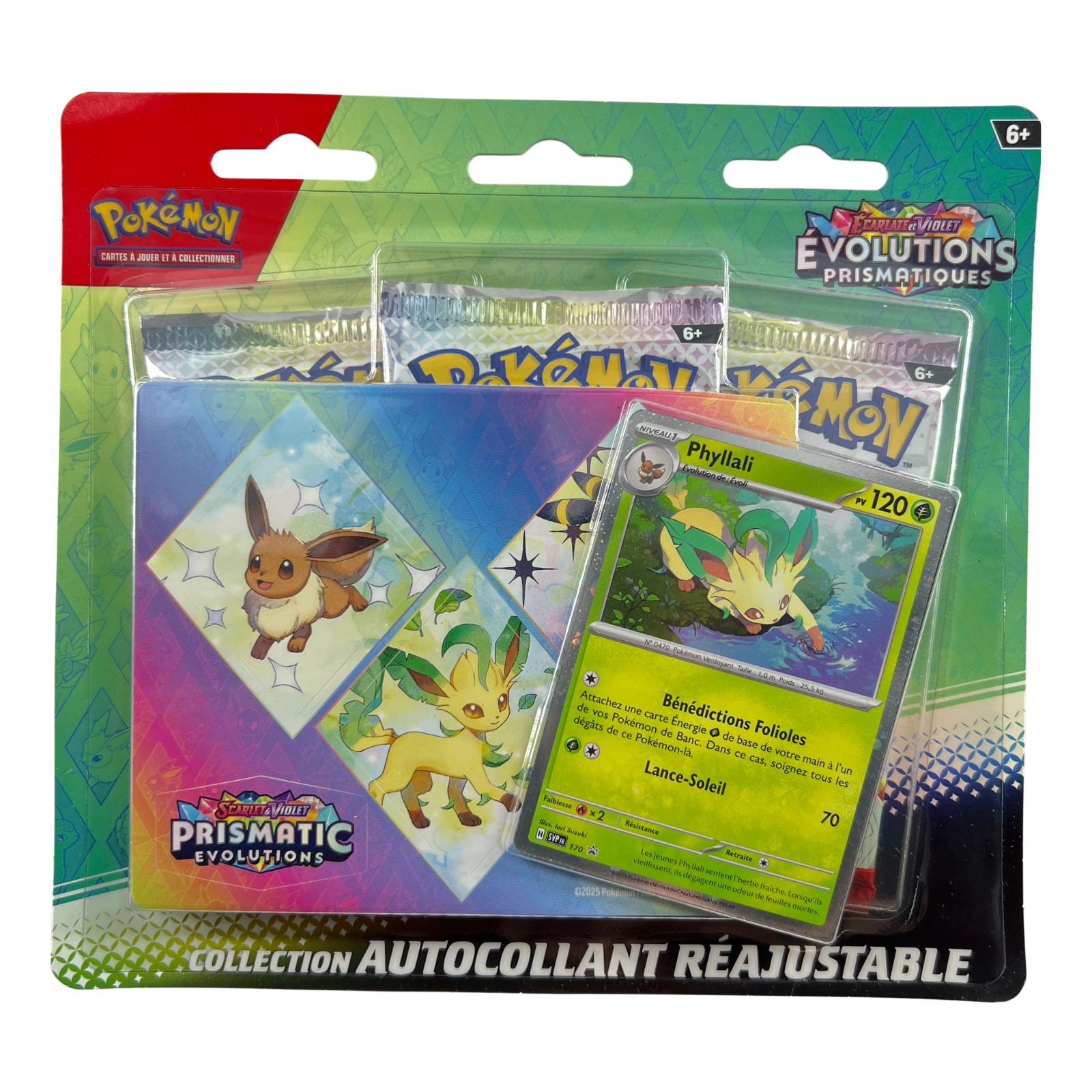 Pokemon 🇫🇷 Tripack 3 Boosters Phyllali EV8.5 Prismatic Evolutions EV08.5 Pokemon 🇫🇷 Tripack 3 Boosters Phyllali EV8.5 Prismatic Evolutions EV08.5