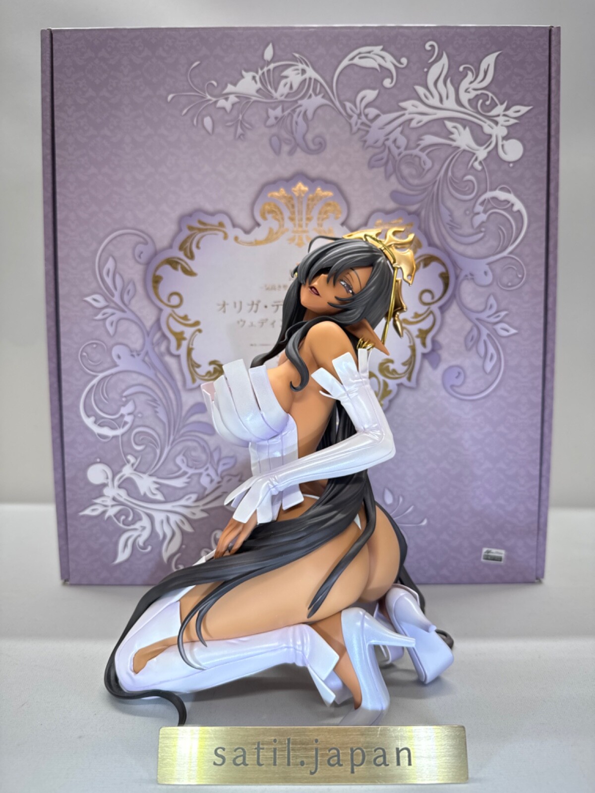 [USED] Native BINDing Kuroinu Olga Discordia Wedding White Ver. Figure 1/4 250mm