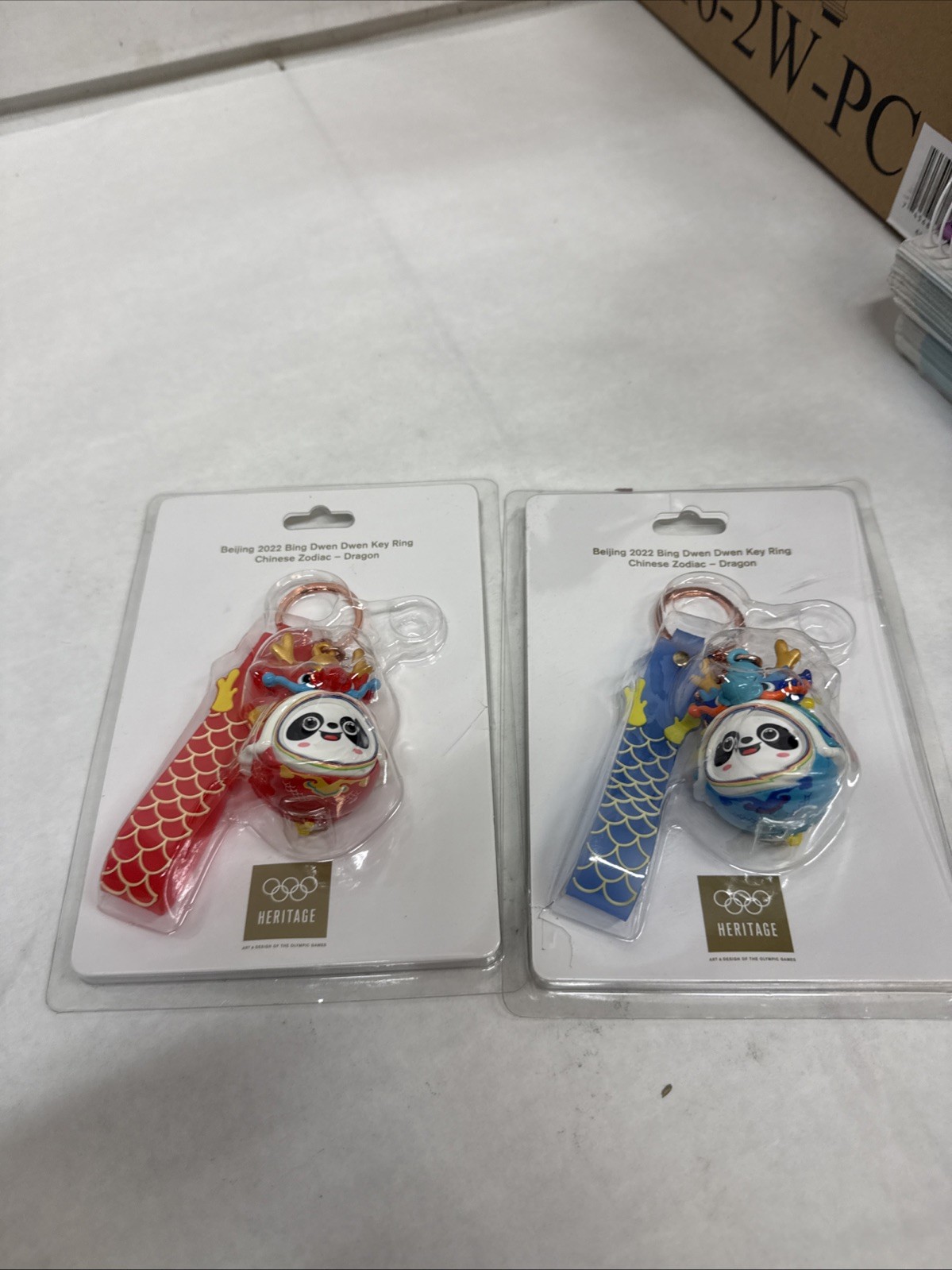 Bing Dwen Dwen / Keychain / 2pc / Premium PVC & Metal / Beijing 2022