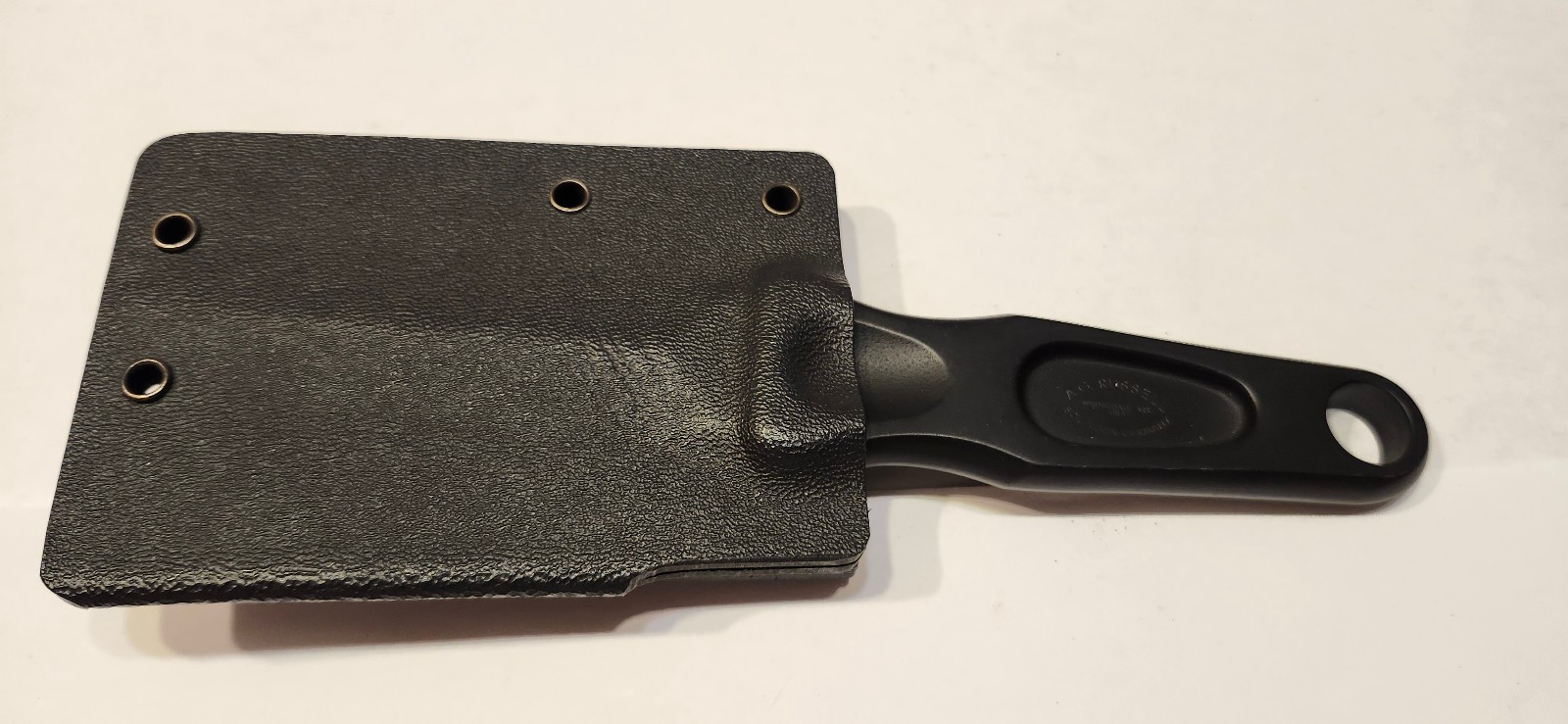 A.G. Russell Sting Dagger Solingen Germany Black Boot Knife + Kydex Sheath