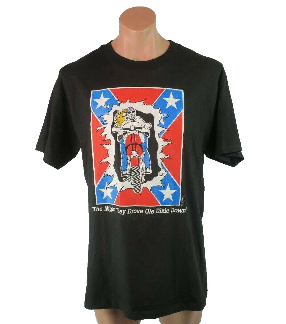 VTG Biker Motorcycle T-Shirt 90s Harley Davidson Montgomery Alabama NWOT Sz L