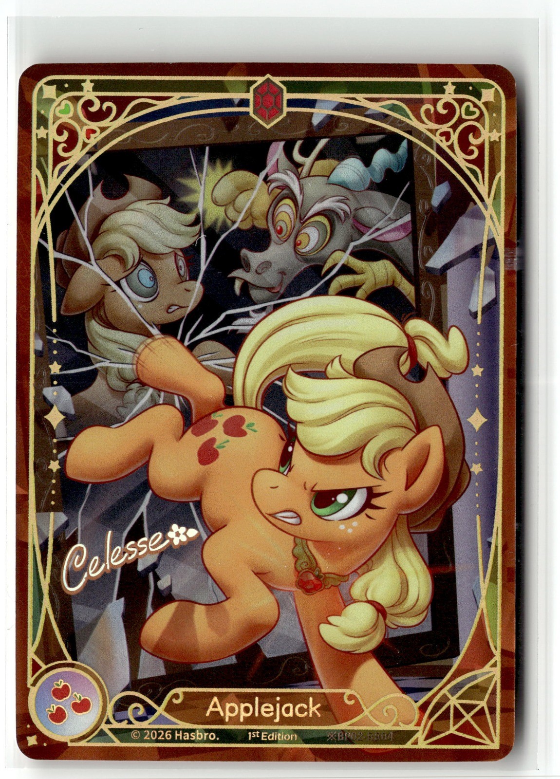 Applejack Shining Ruby Rare Discord ※BP02-RR04 NM