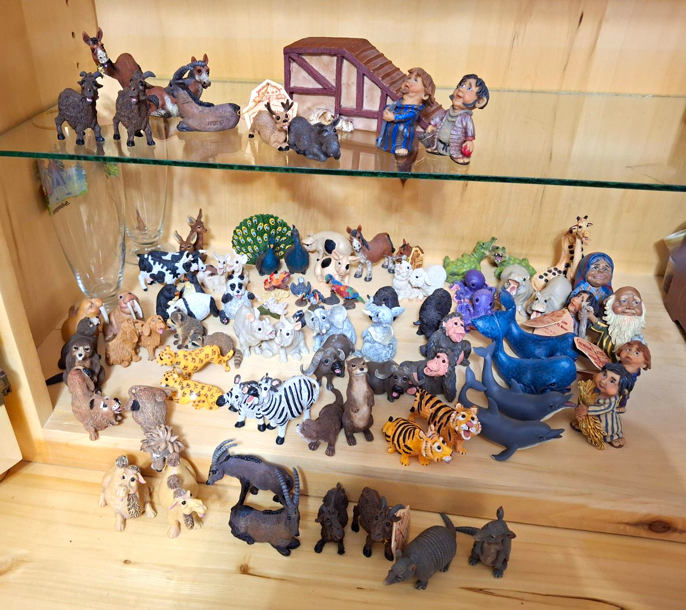 Vintage Pete Apsit Holy Herd Noahs Ark 89 Pc Figurine Mega Lot w/Ramp Some Tags Vintage Pete Apsit Holy Herd Noahs Ark 89 Pc Figurine Mega Lot w/Ramp Some Tags