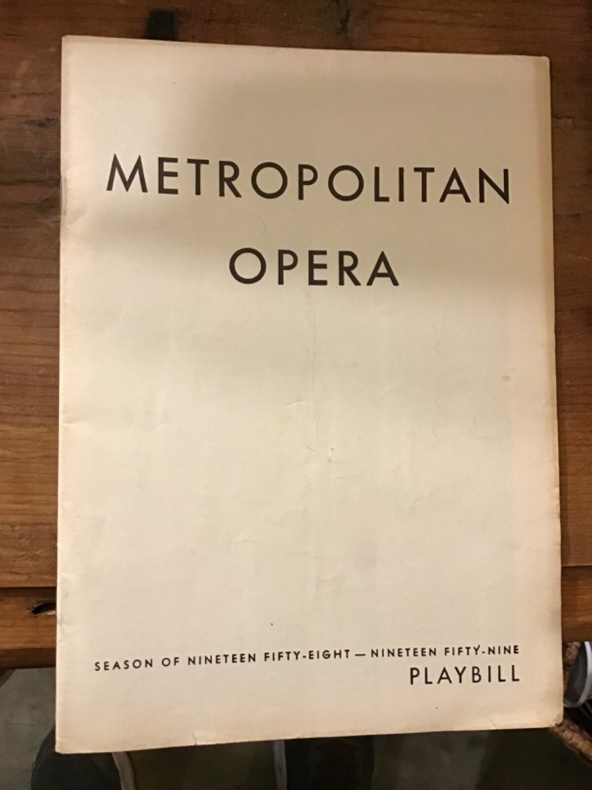 1959 METROPOLITAN OPERA playbill program Don Giovanni Feb 2, 1959   NYC