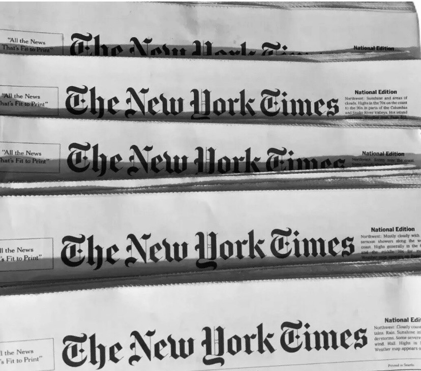 The New York Times News Paper LOT/16 September 27-29 October 1-10 11 12 13 2026