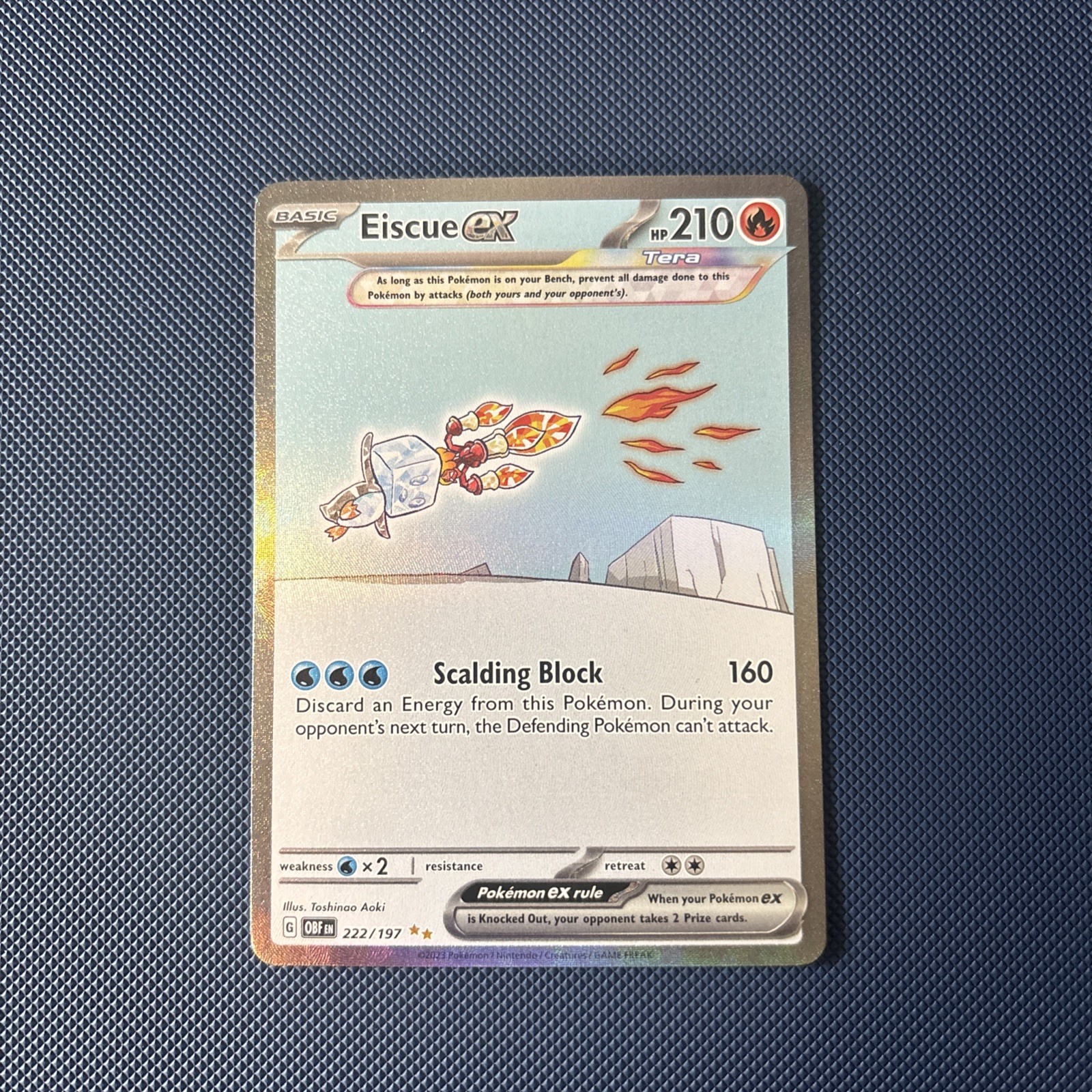 Pokémon TCG - 222/197 Eiscue ex - Obsidian Flames