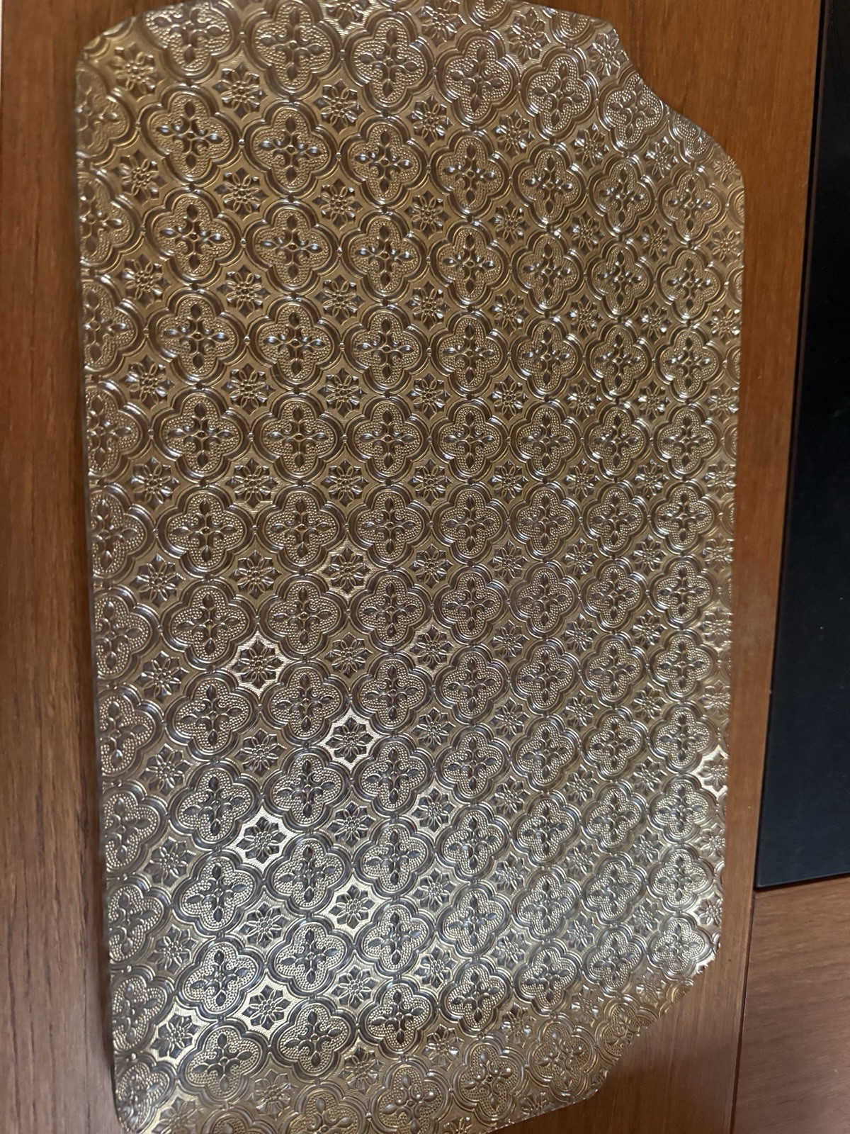George Briard Iberia Gold Glass Serving Tray MCM 17.5” Rectangular George Briard Iberia Gold Glass Serving Tray MCM 17.5” Rectangular