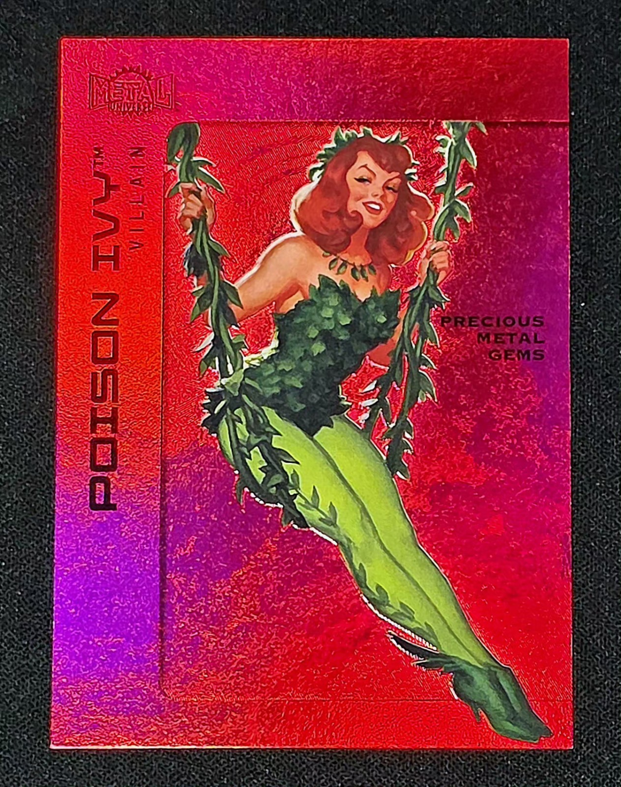 2025 Skybox Metal Universe Batman Poison Ivy Red PMG /100 High Grade PSA 2025 Skybox Metal Universe Batman Poison Ivy Red PMG /100 High Grade PSA