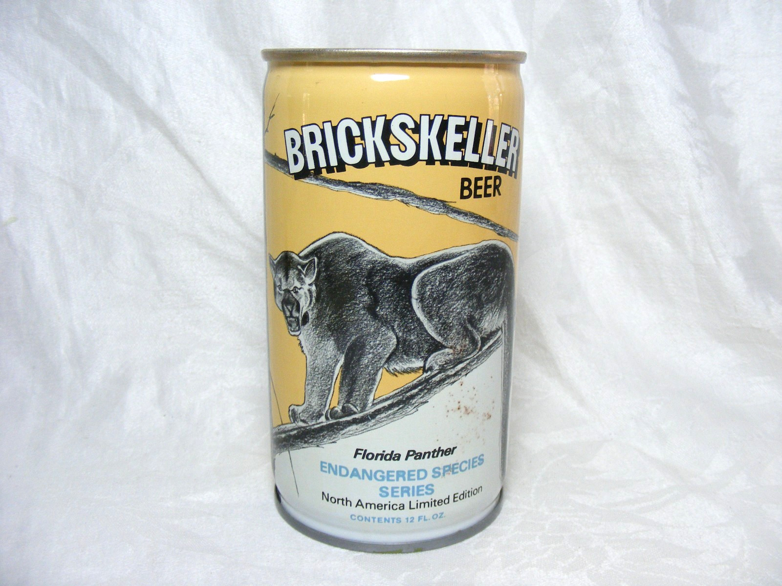 Vintage Steel Beer Can Brickskeller Beer Florida Panther 12oz Pull Tab