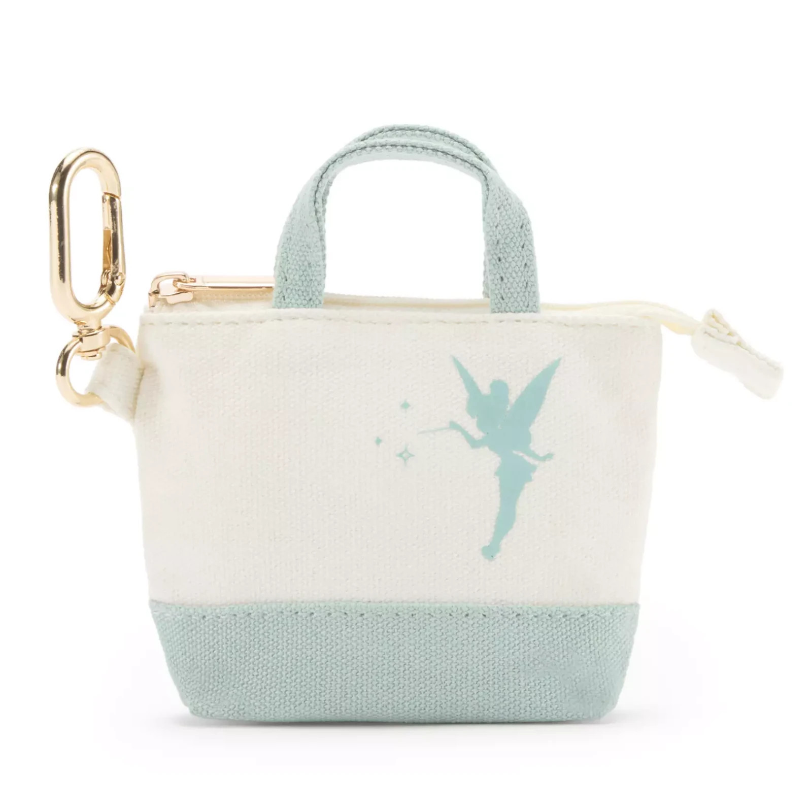 Tinker Bell Disney Where Dreams Come True Micro Canvas Tote Bag Charm Presale Tinker Bell Disney Where Dreams Come True Micro Canvas Tote Bag Charm Presale