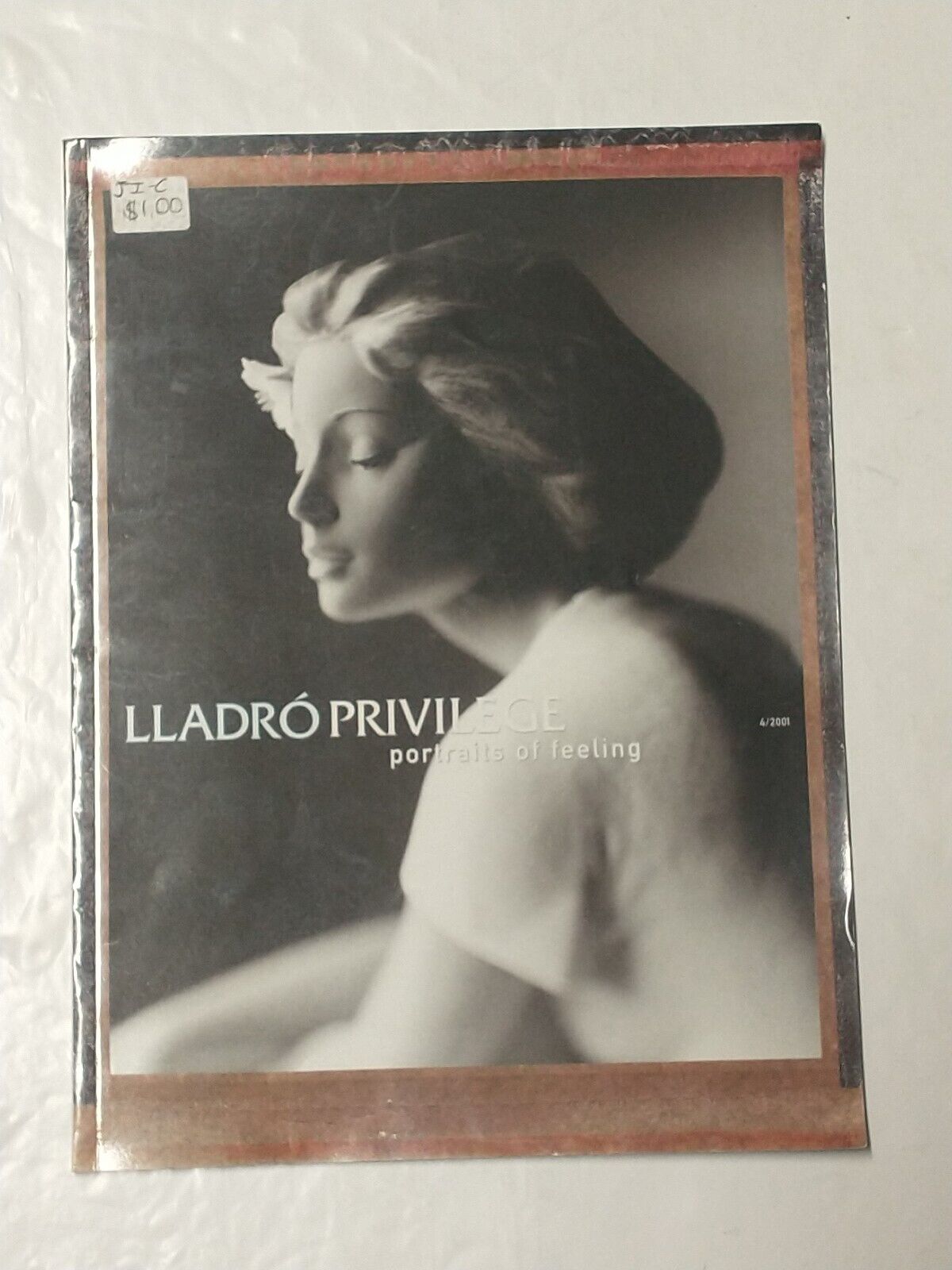 Lladro Privilege Portraits of Feeling 4/2001 booklet Magazine