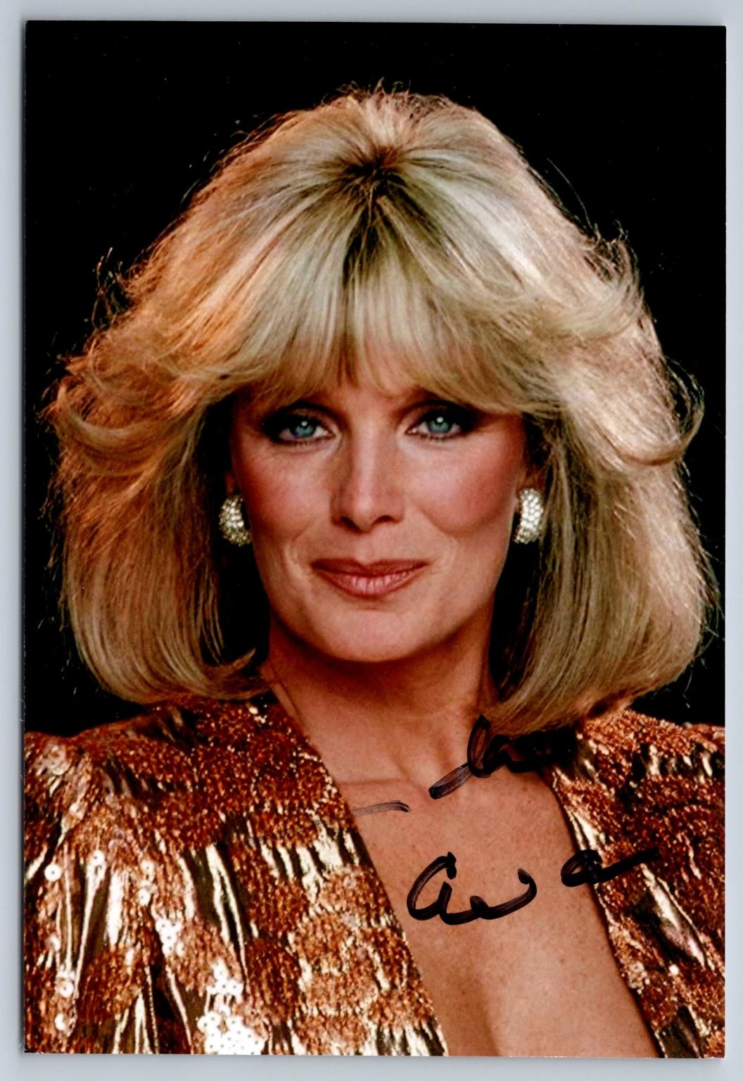 Linda Evans Autographed Photo Print Actress Dynasty