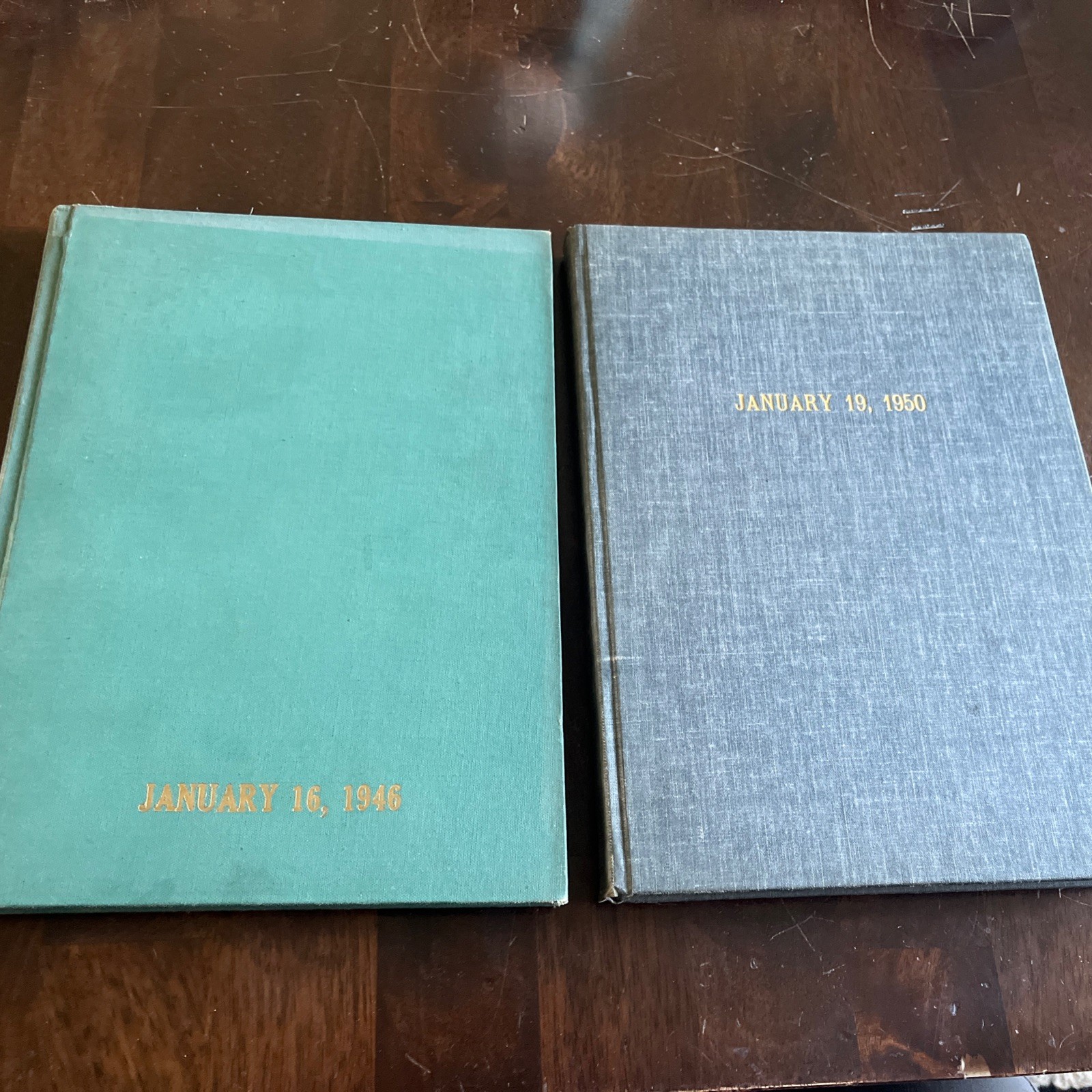 2 Annual Lancaster Policeman\'s Ball Program Books, January 19, 1950 & Jan 1946