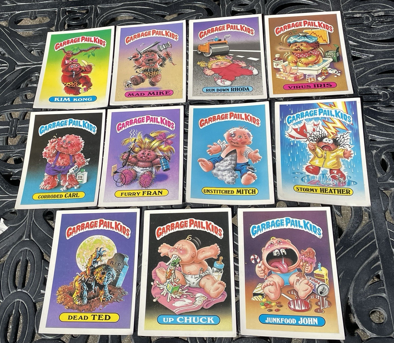 Garbage Pail Kids Giant Oversized 5x7 Cards Lot of 11 Topps 1986 W/ Dead Ted