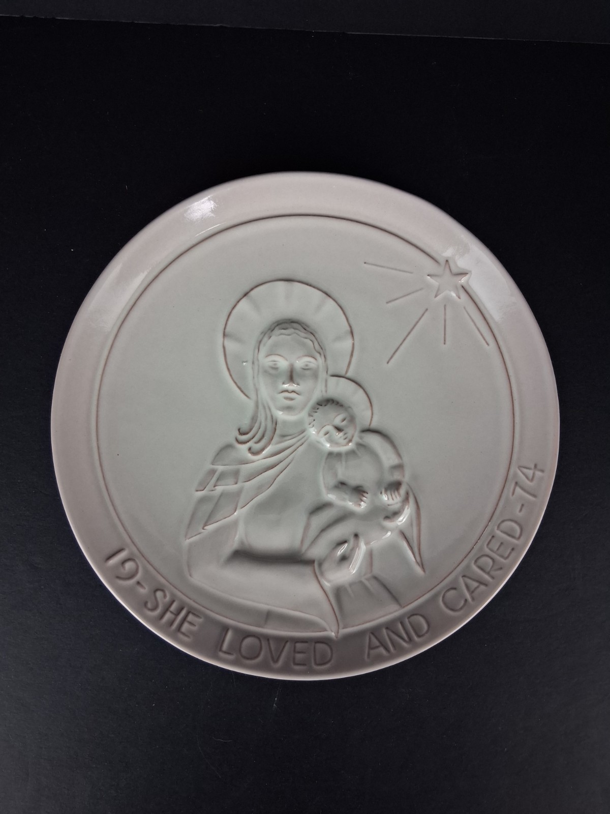 Frankoma Pottery “She Loved and Cared\
