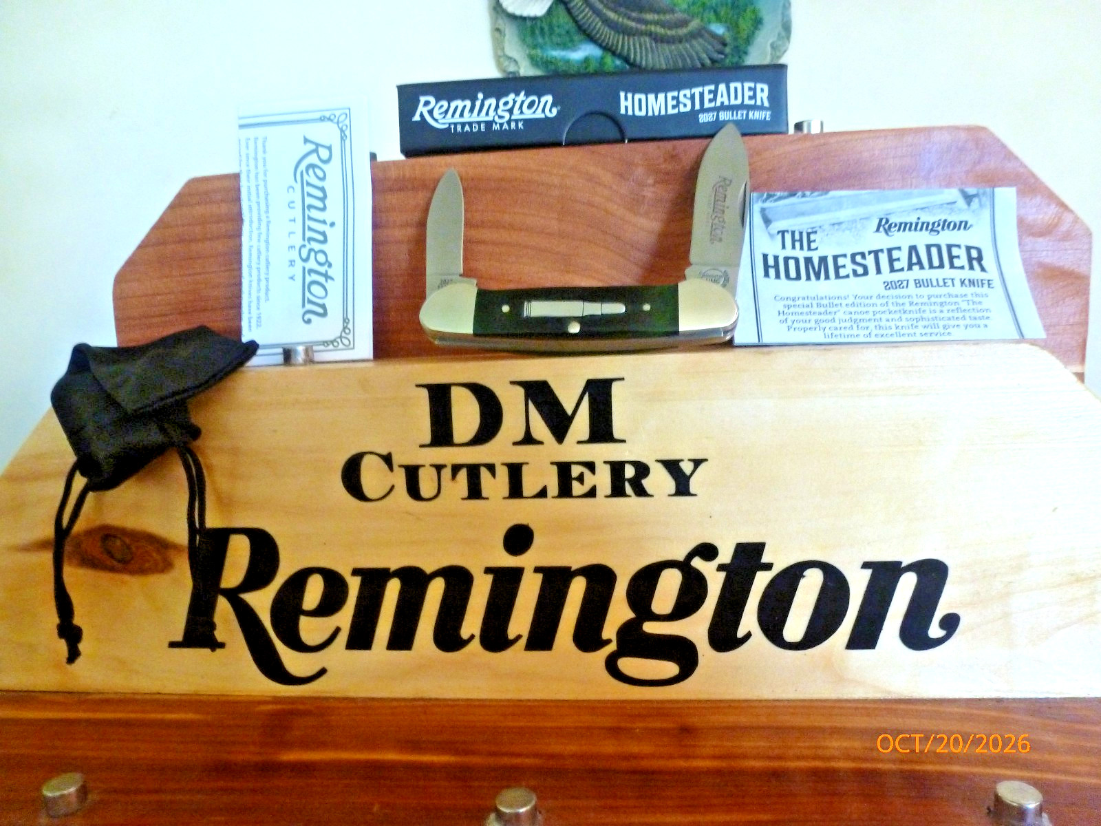 Remington 2027 Homesteader Bullet Knife R15699 USA NIB With all Paperwork Remington 2027 Homesteader Bullet Knife R15699 USA NIB With all Paperwork