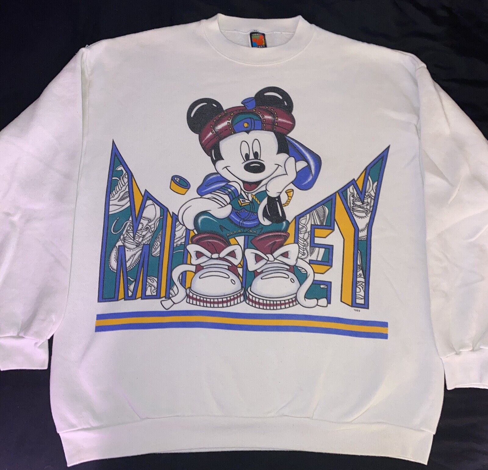 VTG USA Disney Mickey Mouse Unlimited Jerry Leigh Urban Sweatshirt SZ X-Large XL