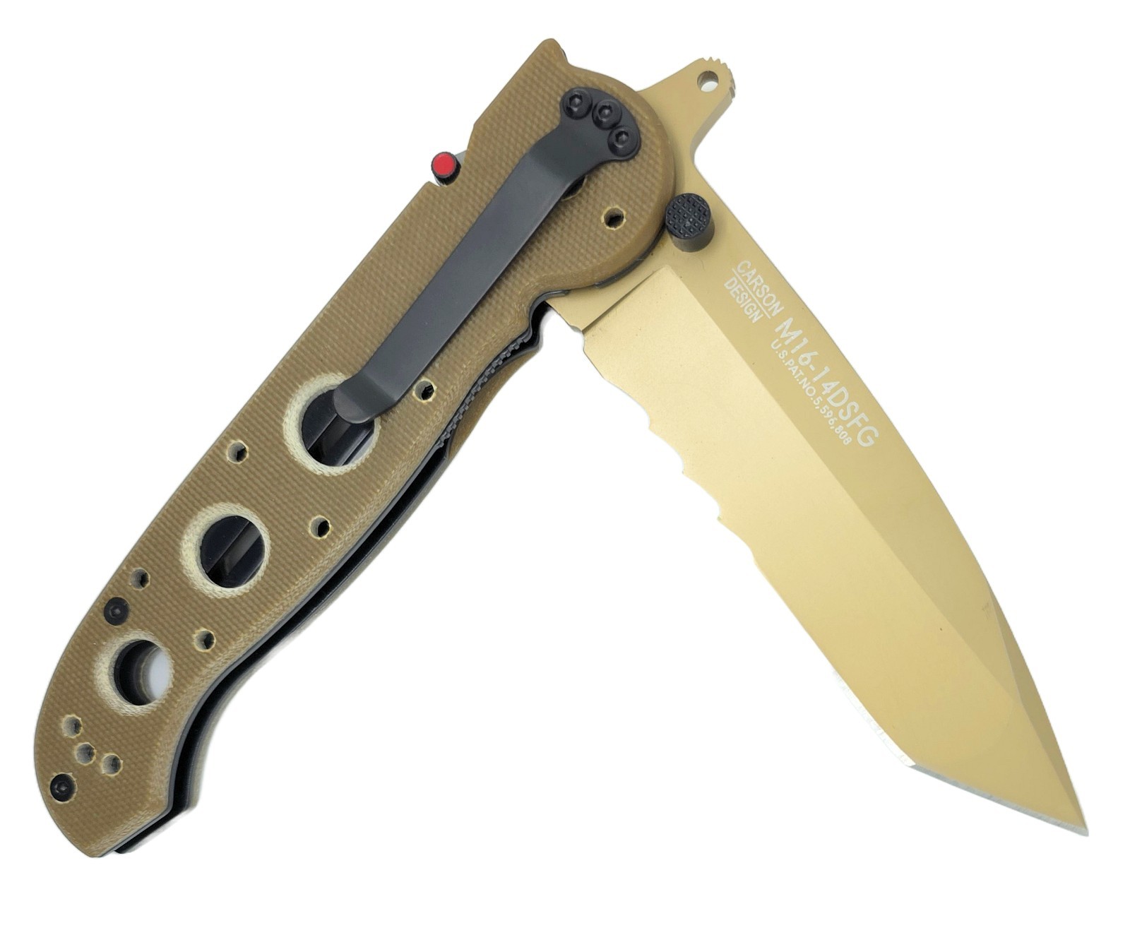 CRKT M16-14DSFG Tan Special Forces Carson Design NIB
