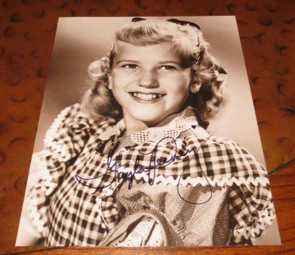 Gayla Peevey singer signed autographed photo I Want a Hippopotamus for Christmas
