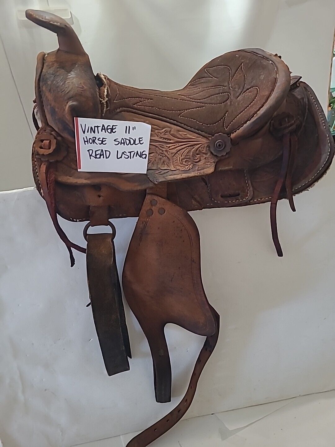 Vintage Horse Saddle 11\