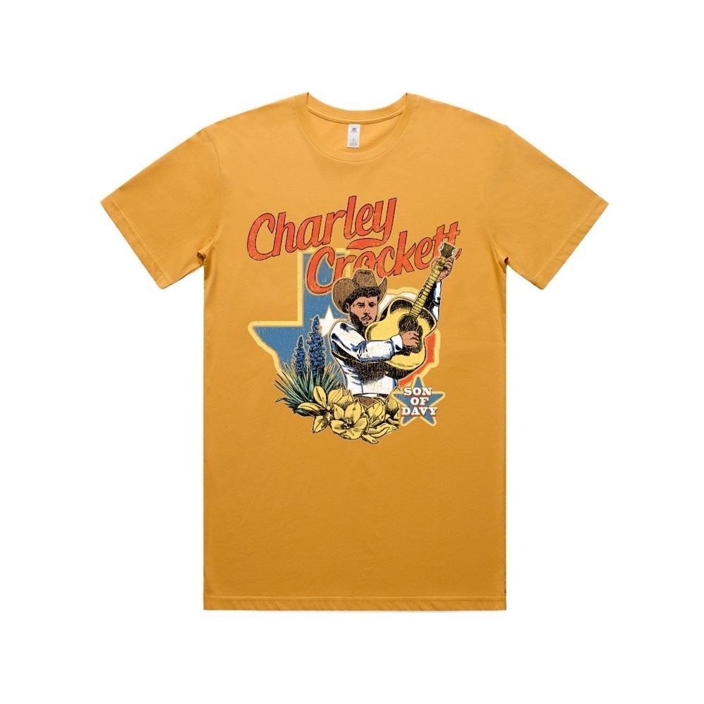 New Charley Crockett Cotton  All Size Tee P57.195