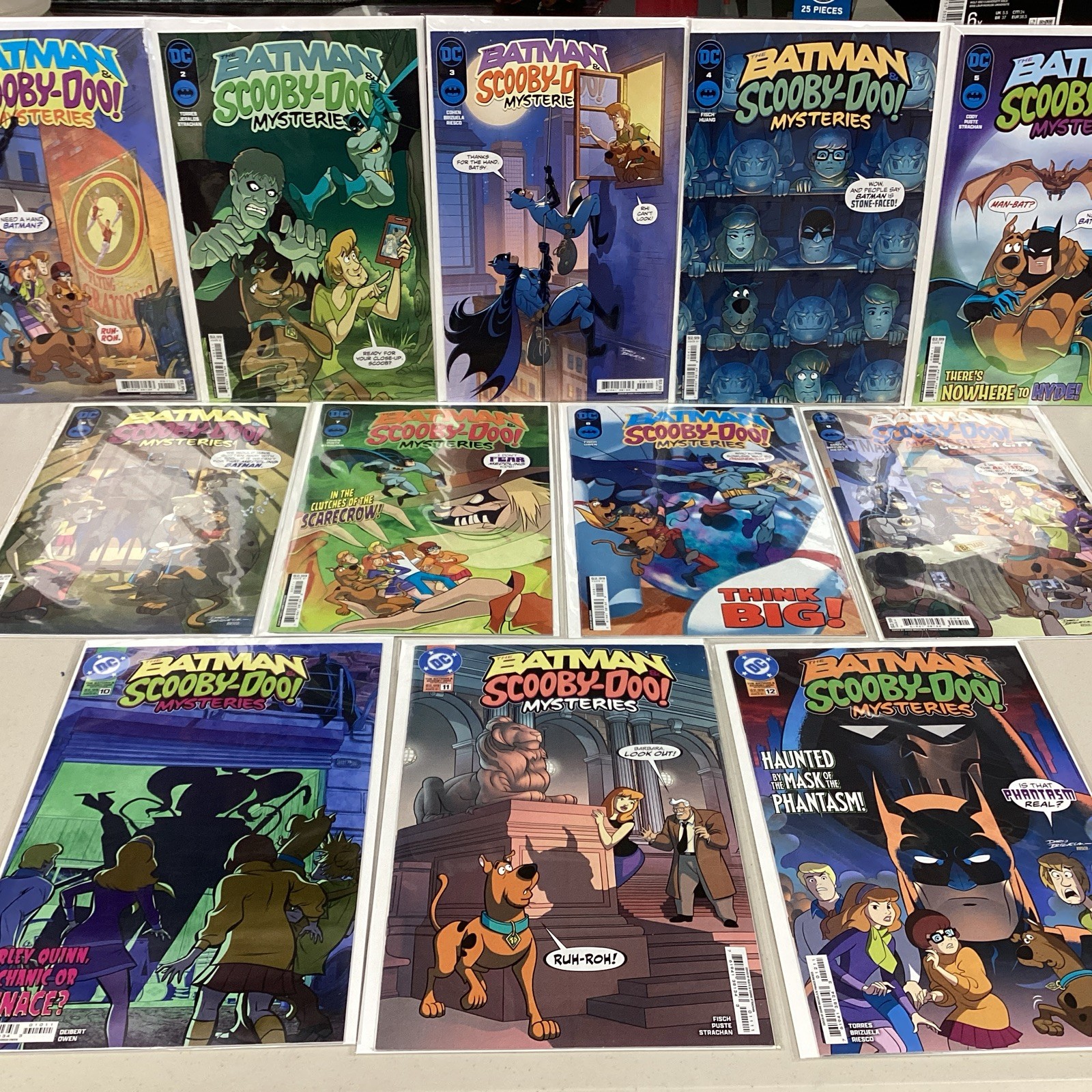 BATMAN SCOOBY-DOO MYSTERIES 1-12 Comic Run FULL SET 1ST PRINT NM/UNREAD DC 2024 BATMAN SCOOBY-DOO MYSTERIES 1-12 Comic Run FULL SET 1ST PRINT NM/UNREAD DC 2024