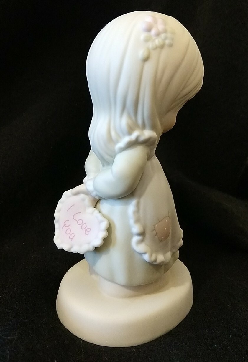 Precious Moments God is Love Dear Valentine Figurine 1989 Butcher Enesco #523518