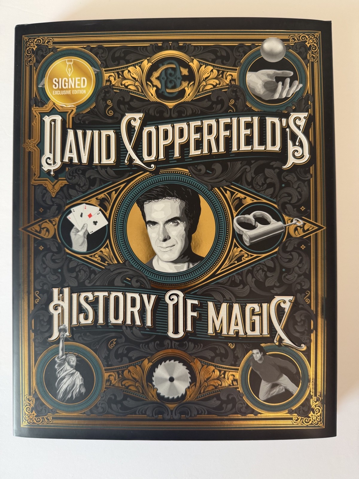 David Copperfield\'s History of Magic Autographed-1st Ed-De Kolta-Kellar-Houdini
