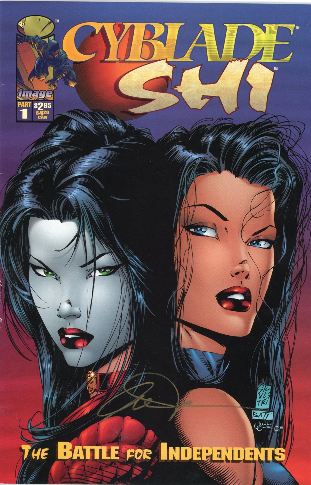Cyblade Shi #1 – Image Comics (1995) Signed 1st App Witchblade