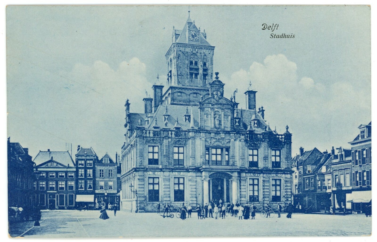 Delft Netherlands Stadhuis City Hall Divided Back Postcard c.1910 Unused Delft Netherlands Stadhuis City Hall Divided Back Postcard c.1910 Unused