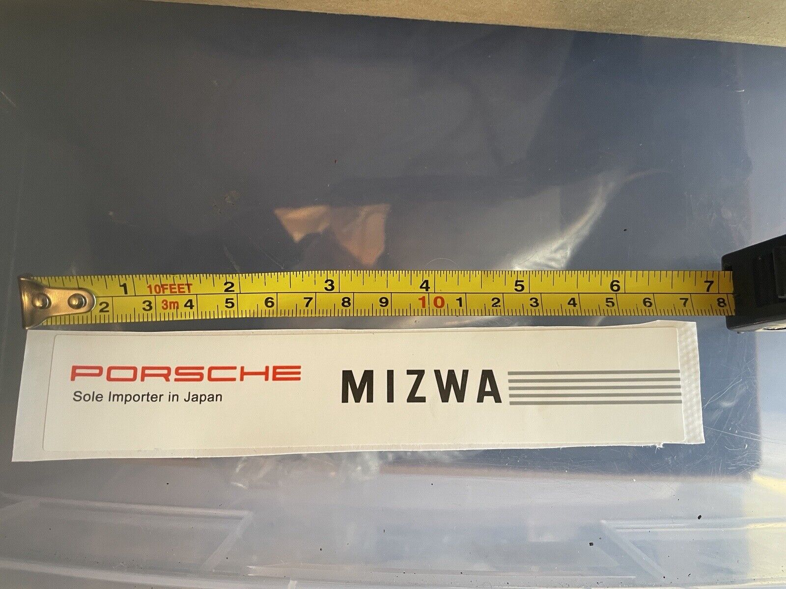Porsche Mizwa Japan Dealer Sticker 911 964 993