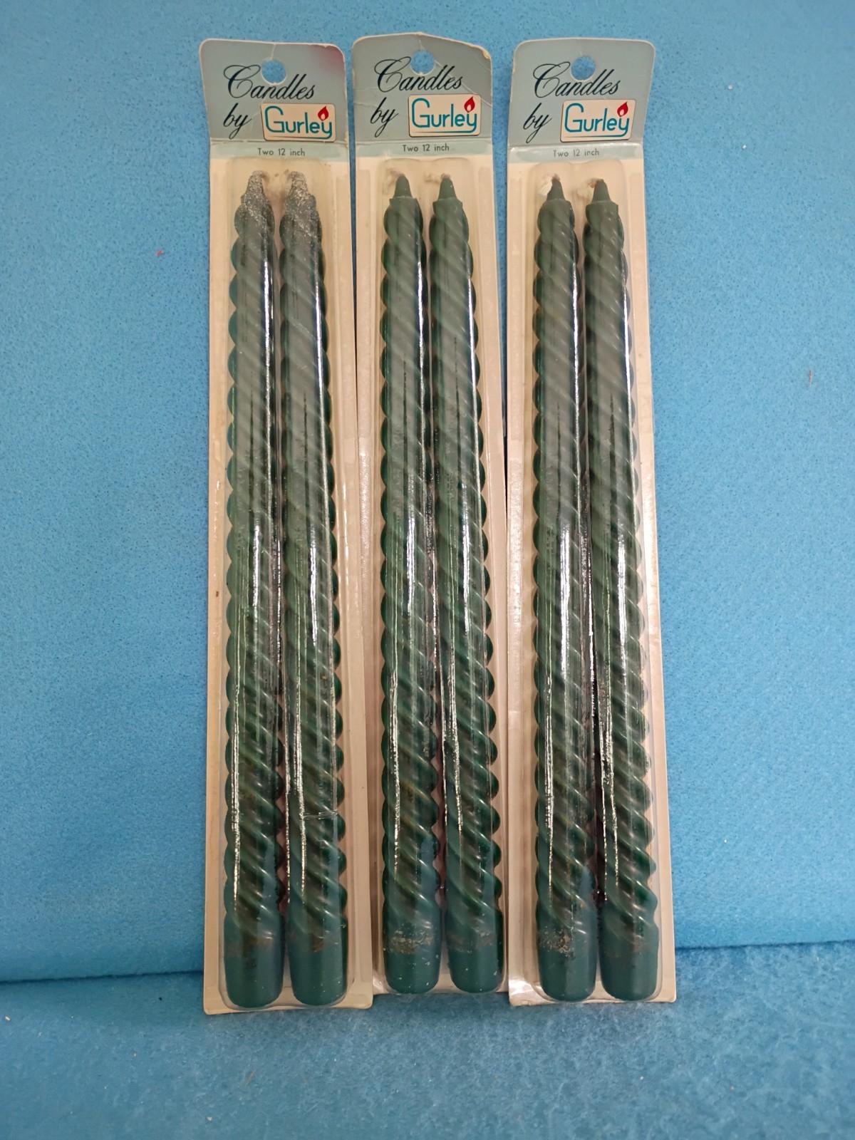 NIP 3 PKGS Of 2 VTG GURLEY 12\