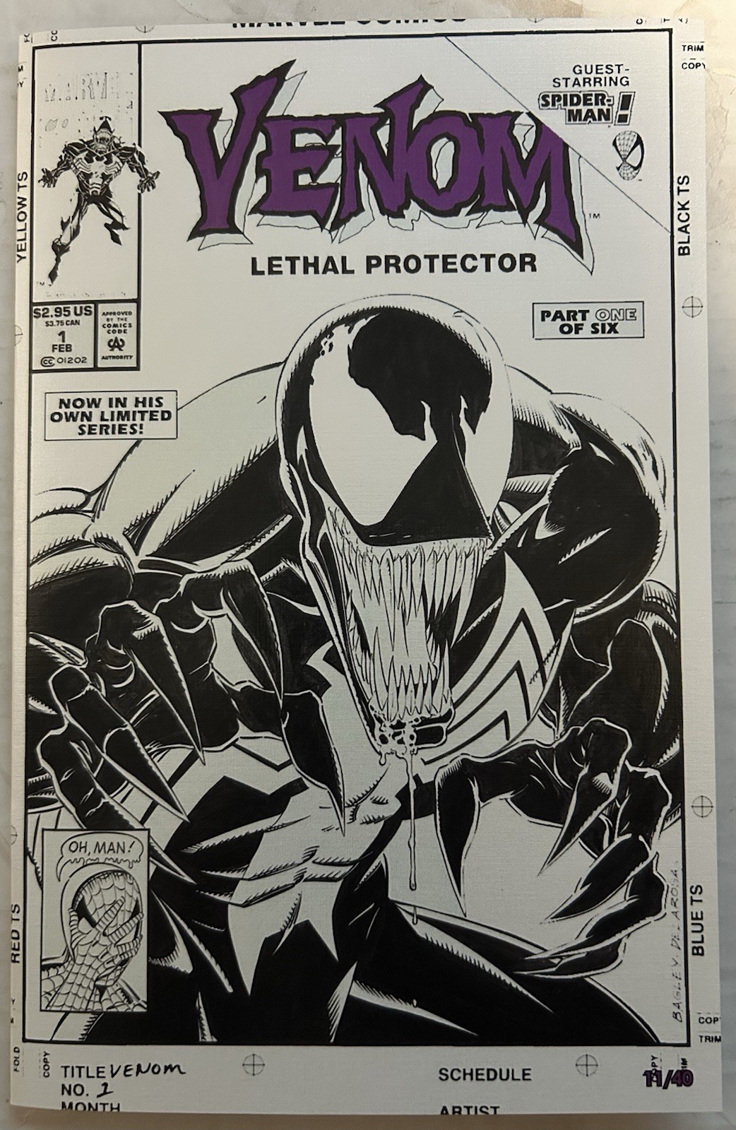 Sam De La Rosa Tribute Embossed Logo “OA” Dallas FanExpo EXCLUSIVE #11 of 40