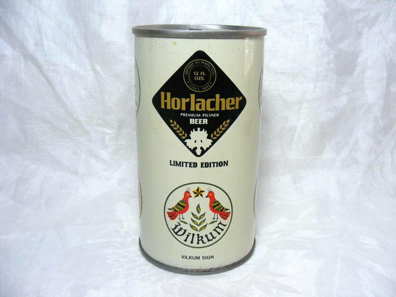 Steel Beer Can Horlacher Premium Beer Limited Edition Horlacher Brewing Co. 12oz
