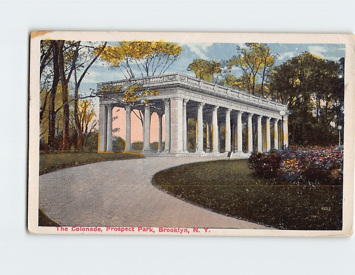 Postcard The Colonade Prospect Park Brooklyn New York USA