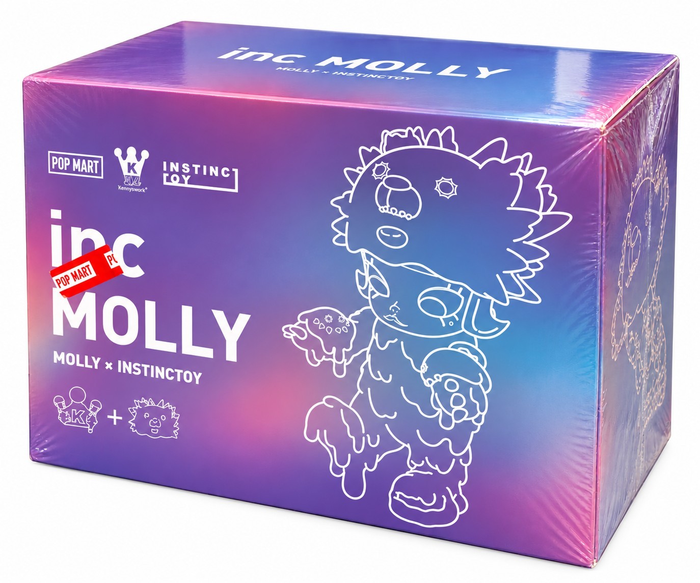 POPMART x INSTINCTOY MEGA Space Molly 400% Inc Erosion Molly Costume NEW SEALED POPMART x INSTINCTOY MEGA Space Molly 400% Inc Erosion Molly Costume NEW SEALED