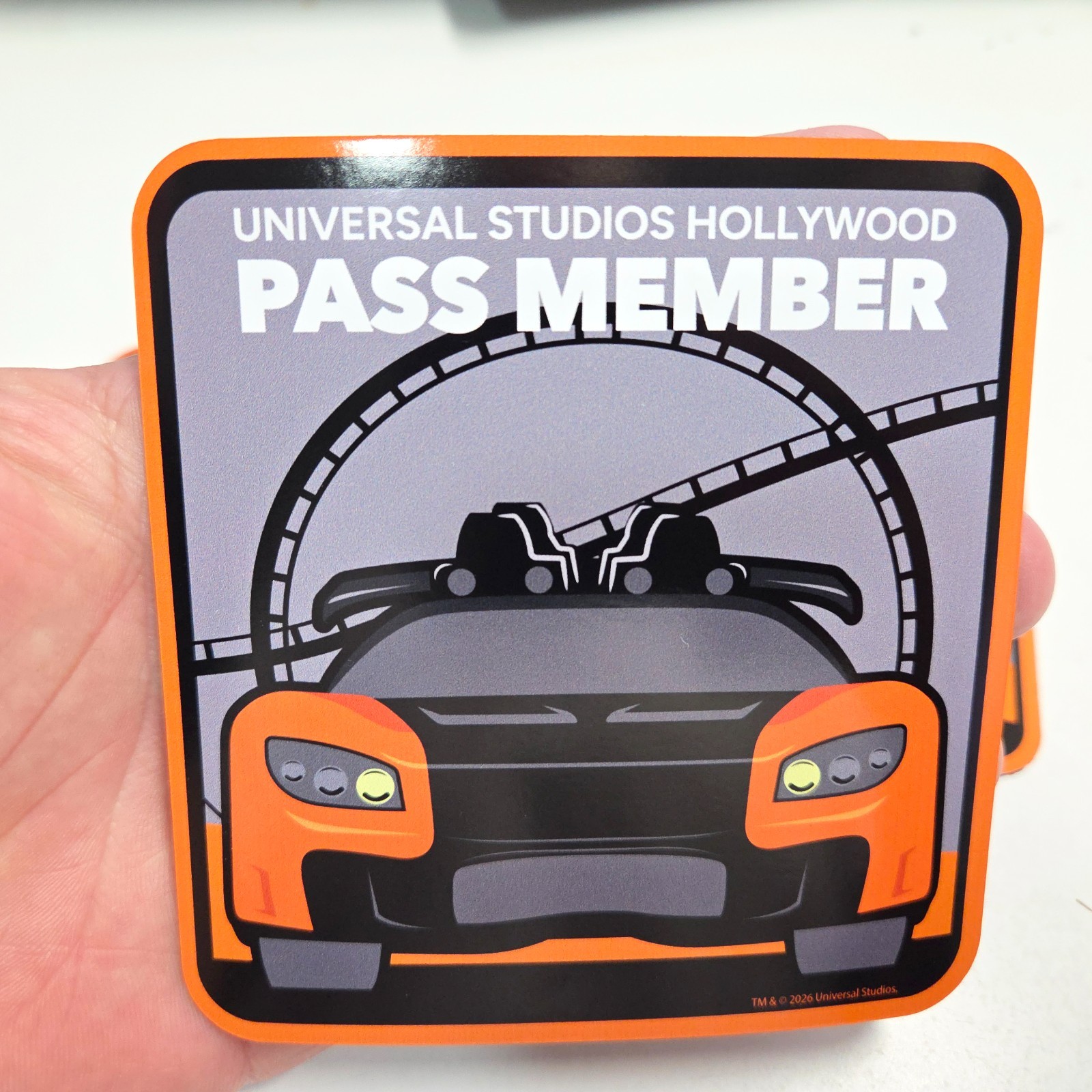 Universal Studios Hollywood Pass Member Magnet Fast & Furious Drift (Aftermarket