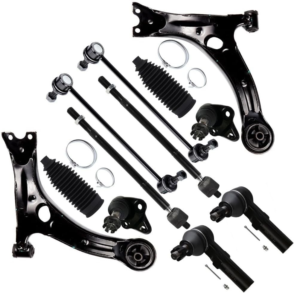 12PC Front Suspension Set Lower Control Arm for Corolla 2009-2013