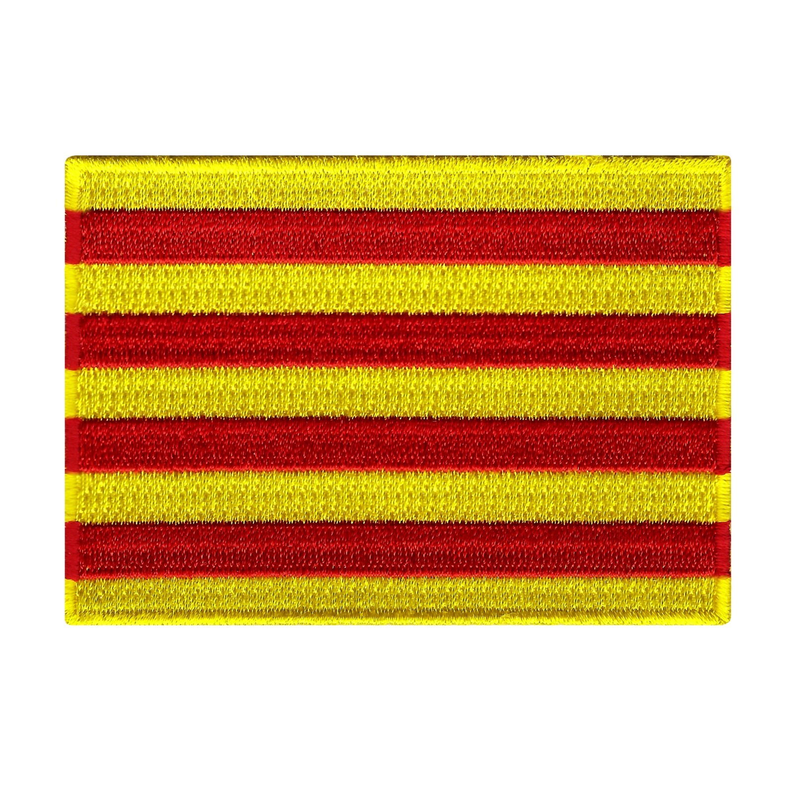 CATALONIA FLAG embroidered iron-on PATCH EMBLEM CATALUÑA CATALUNYA SPAIN CATALONIA FLAG embroidered iron-on PATCH EMBLEM CATALUÑA CATALUNYA SPAIN